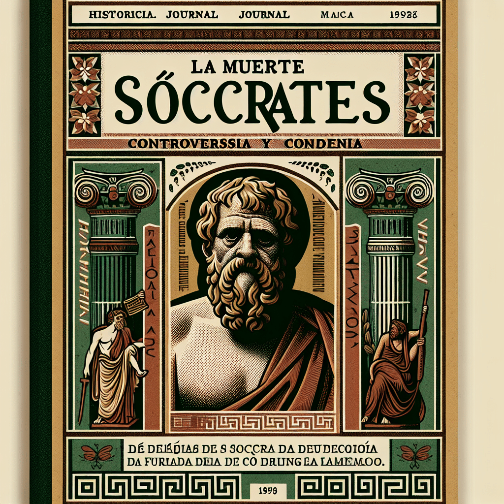 Sócrates, uno de los filósofos más influyentes de la antigua Grecia, fue condenado a muerte por impiedad y corrupción de la juventud. Murió bebiendo veneno a los 70 años.