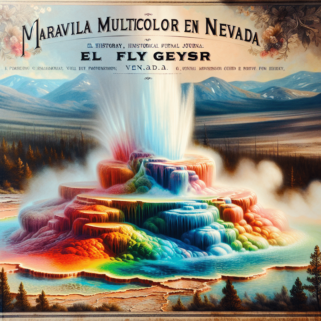 En el desierto de Nevada, el Fly Geyser es una maravilla geotérmica de tres conos arcoíris, un espectáculo impactante e inusual. ¡Descúbrelo!