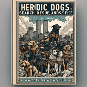 En Ground Zero del 9/11, héroes de cuatro patas: perros de rescate como Bretagne, Sage, Trakr, Riley, Jake, Roselle y Apollo, incomparables en valentía.