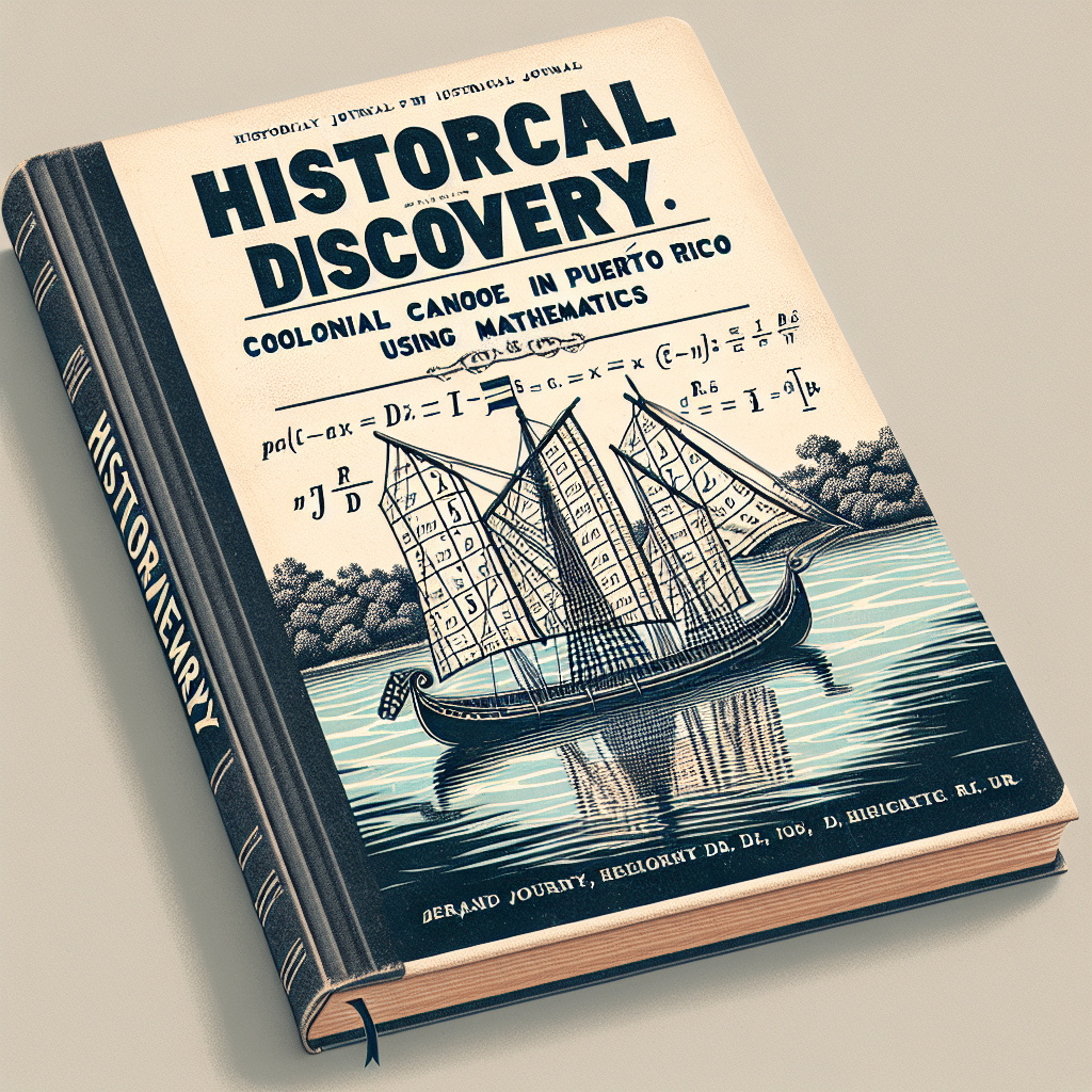 Descubrimiento histórico: Canoa colonial en Puerto Rico usando matemáticas